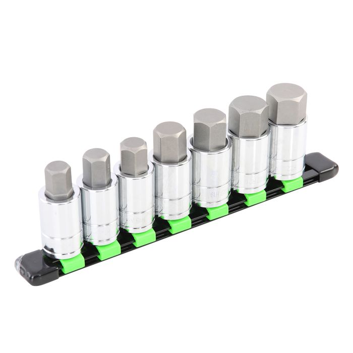 OEMTOOLS 22998 1/2 Inch Drive Metric Hex Bit Socket Set (7 Piece)