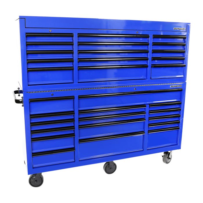 OEMTOOLS 24741 Professional Series 72 Inch Chest and Cabinet Set - Blue