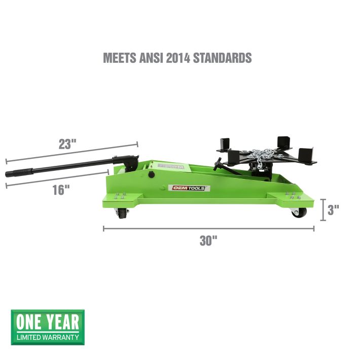 Kope OEMTOOLS 24845 800 Lb. Low Profile Transmission Jack