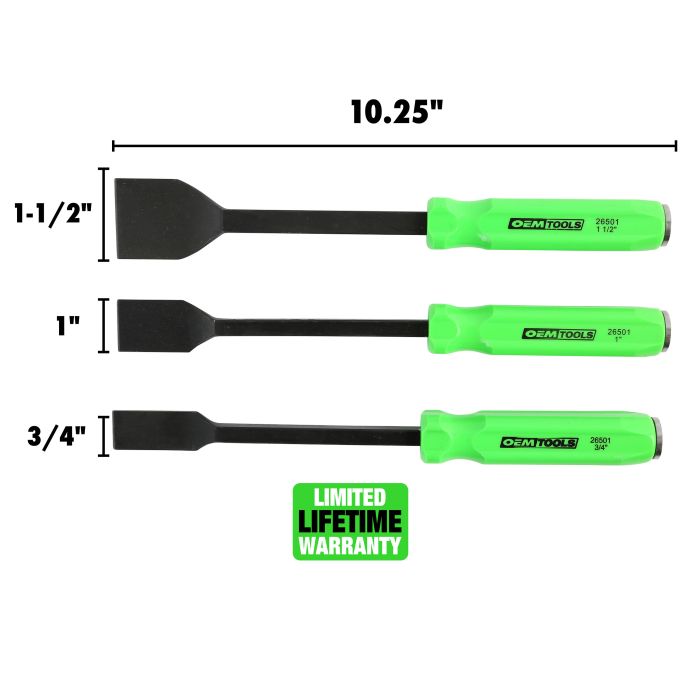 SATRA S-2STC Schraper set, pakking schrapers | 16/32X210 mm | 2 stuks | Automotive Line