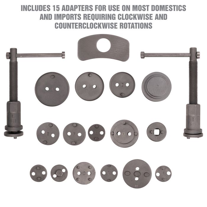 AutoMemo シルバー 本体と付属品 OEMTOOLS 68927 Brake Service Set