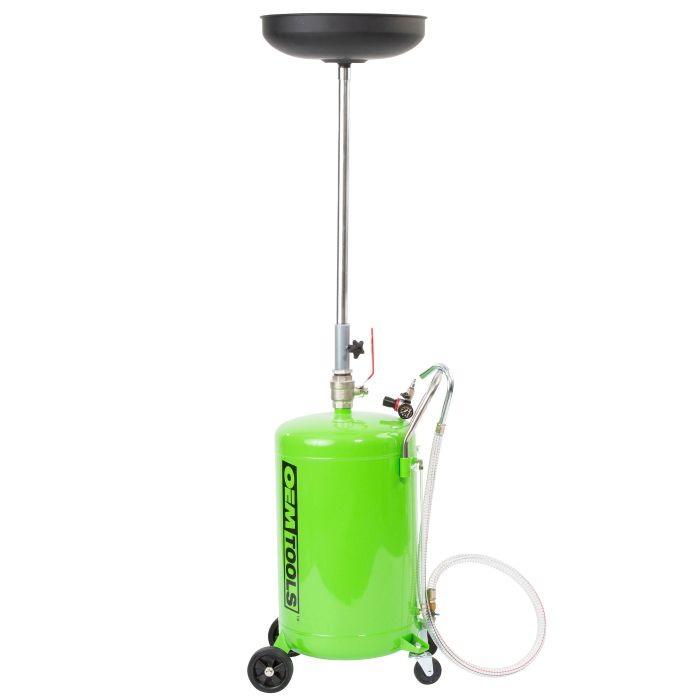 OEMTOOLS 87042 18 Gallon Metal Oil Drain - Green