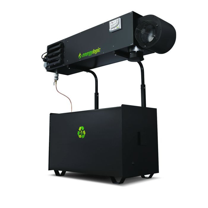 EnergyLogic EL 140H Waste Oil Heater Complete System with 250 Gallon Tank
