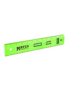 Mayes 10207 Straight Edge Aluminum Ruler (24 x 2 Inch)