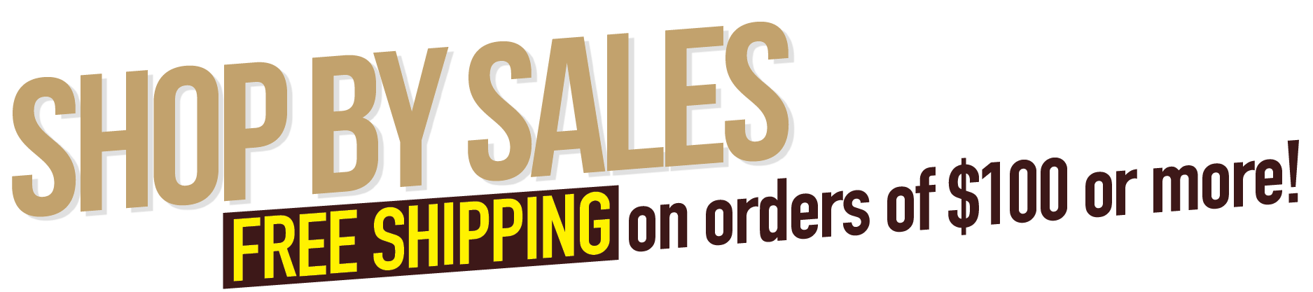 Shop by Sales Shop by Sales